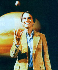 Carl Sagan (Forskare och Astronom) ifrån Tv-serien Cosmos